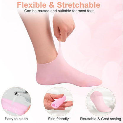 Winter Bundle 2 Pairs (4 pieces)  Silicon Socks ( Premium Quality) + FREE DELIVERY