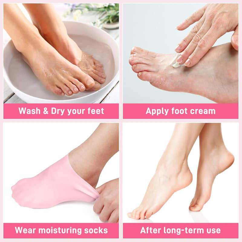 Winter Bundle 2 Pairs (4 pieces)  Silicon Socks ( Premium Quality) + FREE DELIVERY