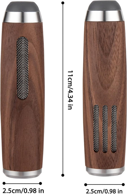 Portable Cigarette Ashtray, Handheld Walnut Cigarette Holder, Cigarette Ash Catcher For Travel, Home, Office, Car