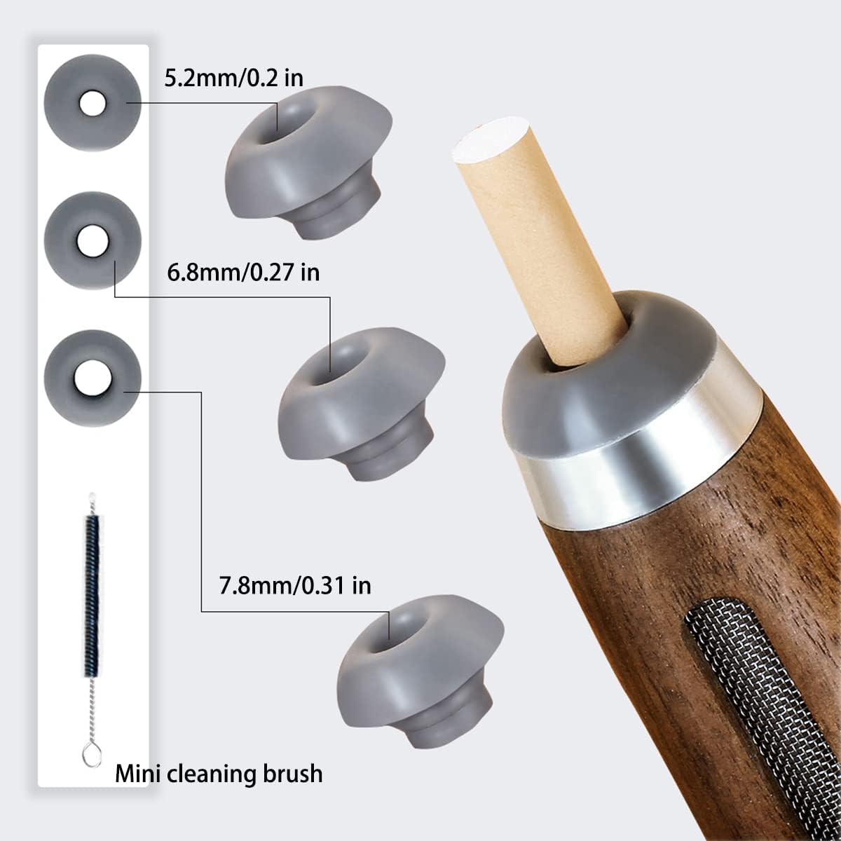 Portable Cigarette Ashtray, Handheld Walnut Cigarette Holder, Cigarette Ash Catcher For Travel, Home, Office, Car