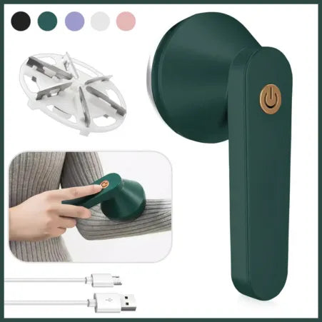 Electric Lint Remover For Clothes Fuzz Pellet Sweater Fabric Hair Ball Trimmer Portable Rechargeable With Data-cable - Portable Lint Remover - Lint Remover For Clothes - Fabric shaver for clothes