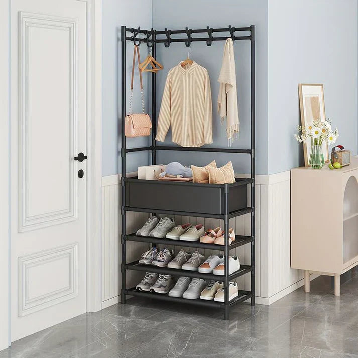 Maximize Your Space: The 2-in-1 Coat Rack and Shoe Storage Bench