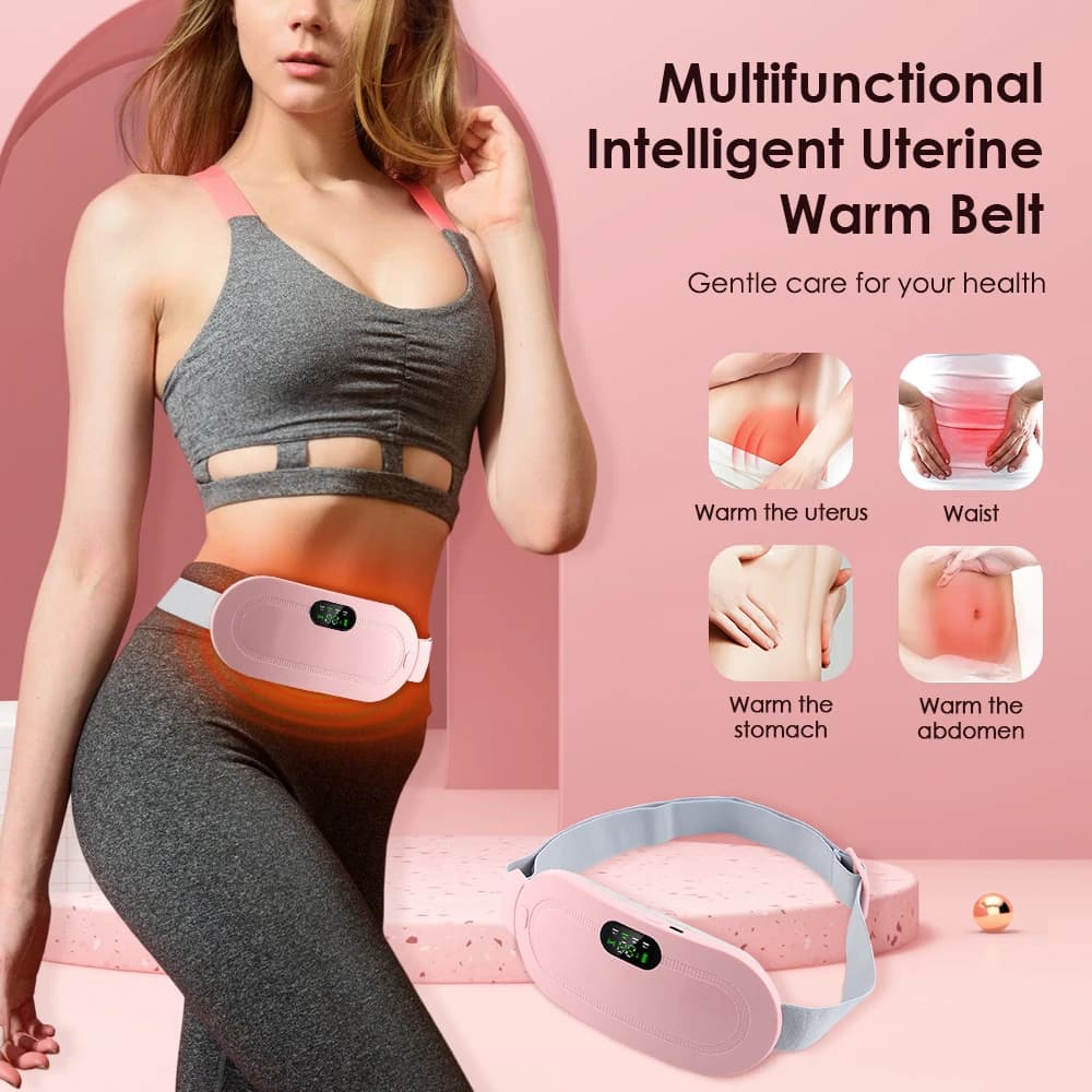 2-in-1 Period | Menses Pain Relief Belt & Heating Massager