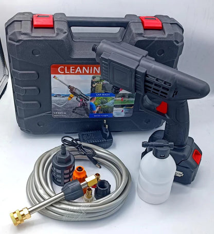 Cordless High Pressure Car Washer Rechargeable Car Wash Gun Electric Water Gun Machine