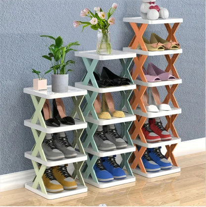 5-Tier Stackable Shelving Unit | Multi-Use Organizer Shelf for Kitchen Pantry, Bedroom Closet, Bathroom, Lounge | Perfect for Shoes, Toys, Books, Plants & Home Storage