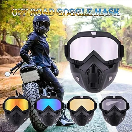 Face Helmet Mask for Bike Riders with Glasses | Anti Dust Masks for Bikers | Fog Proof & Warm