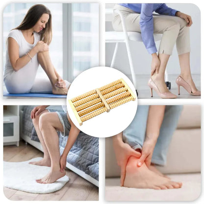 Wooden Foot Massage Roller