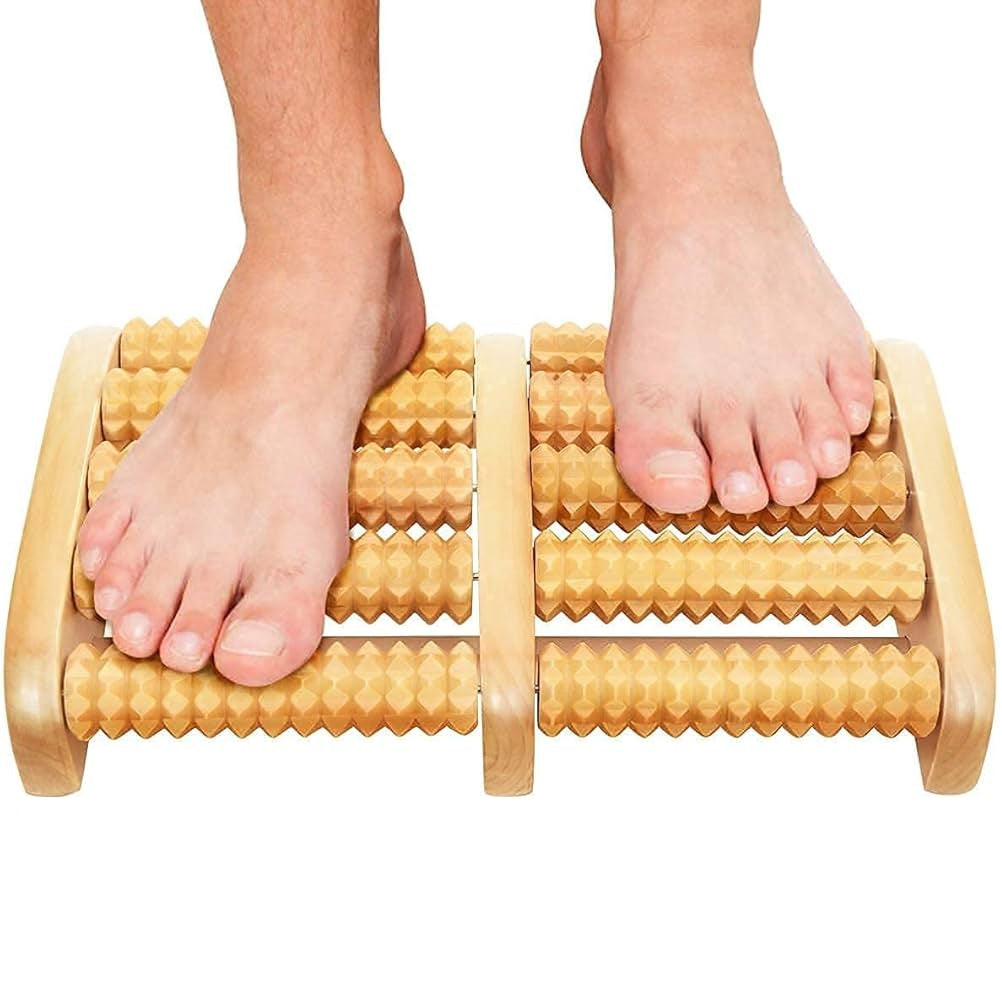 Wooden Foot Massage Roller