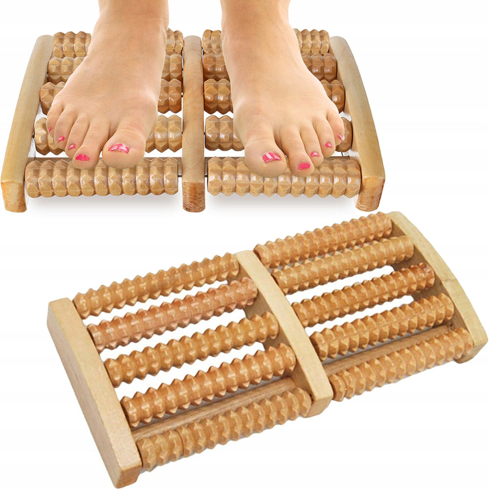Wooden Foot Massage Roller